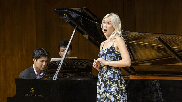 Liederabend in Collaboration with Opera Rara at Juilliard School (Site)